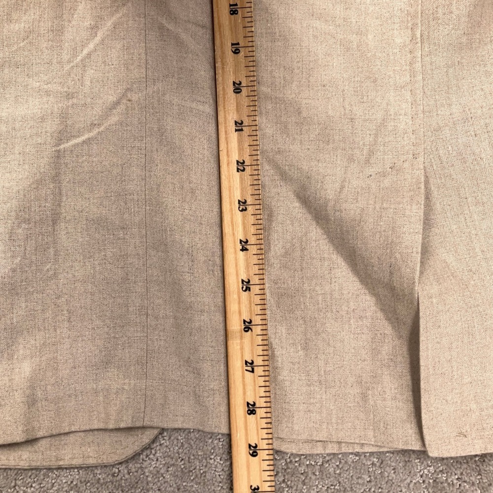 Tommy Bahama Blazer Mens M/44R Beige‎ Linen Tropical Lightweight Neutral Jacket - Picture 11 of 12